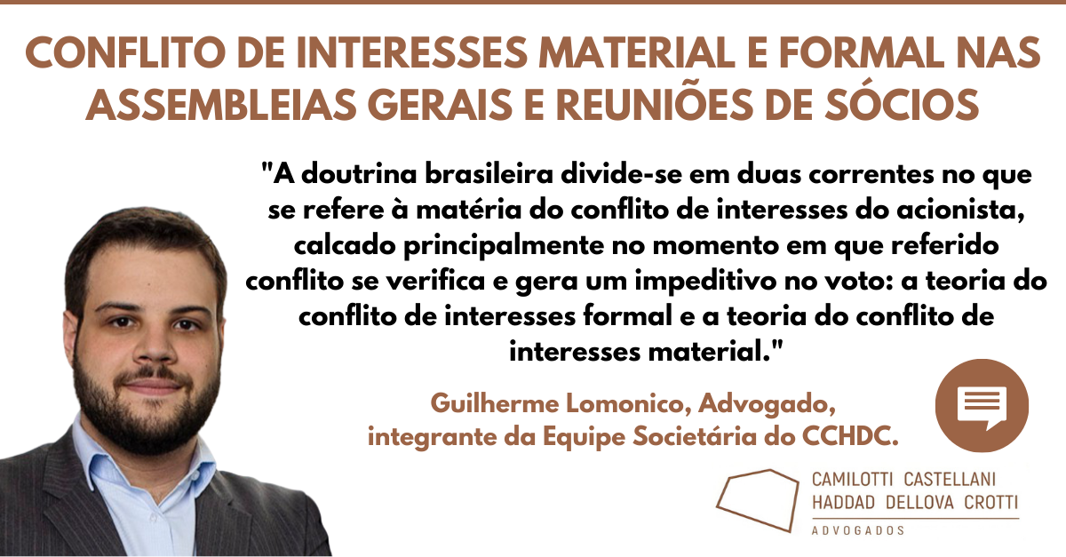 Conflitos de interesse: Aspectos societários após a Resolução 178