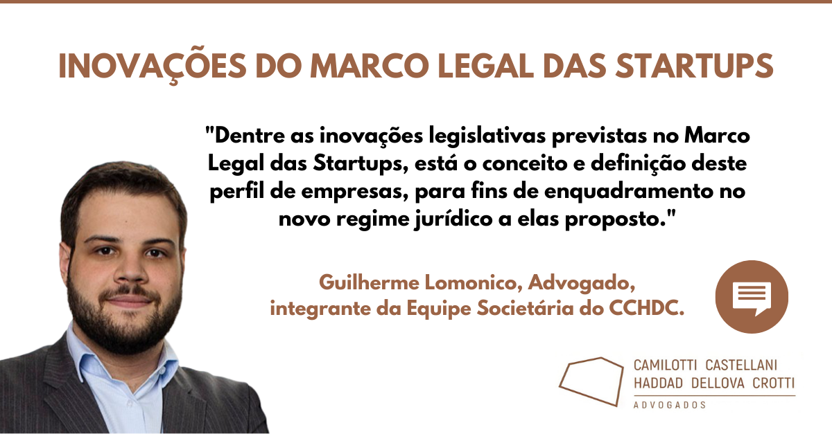 Inovações do Marco Legal das Startups